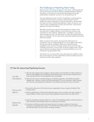 Best Practices for Developing a strong Talent Pipeline | PDF