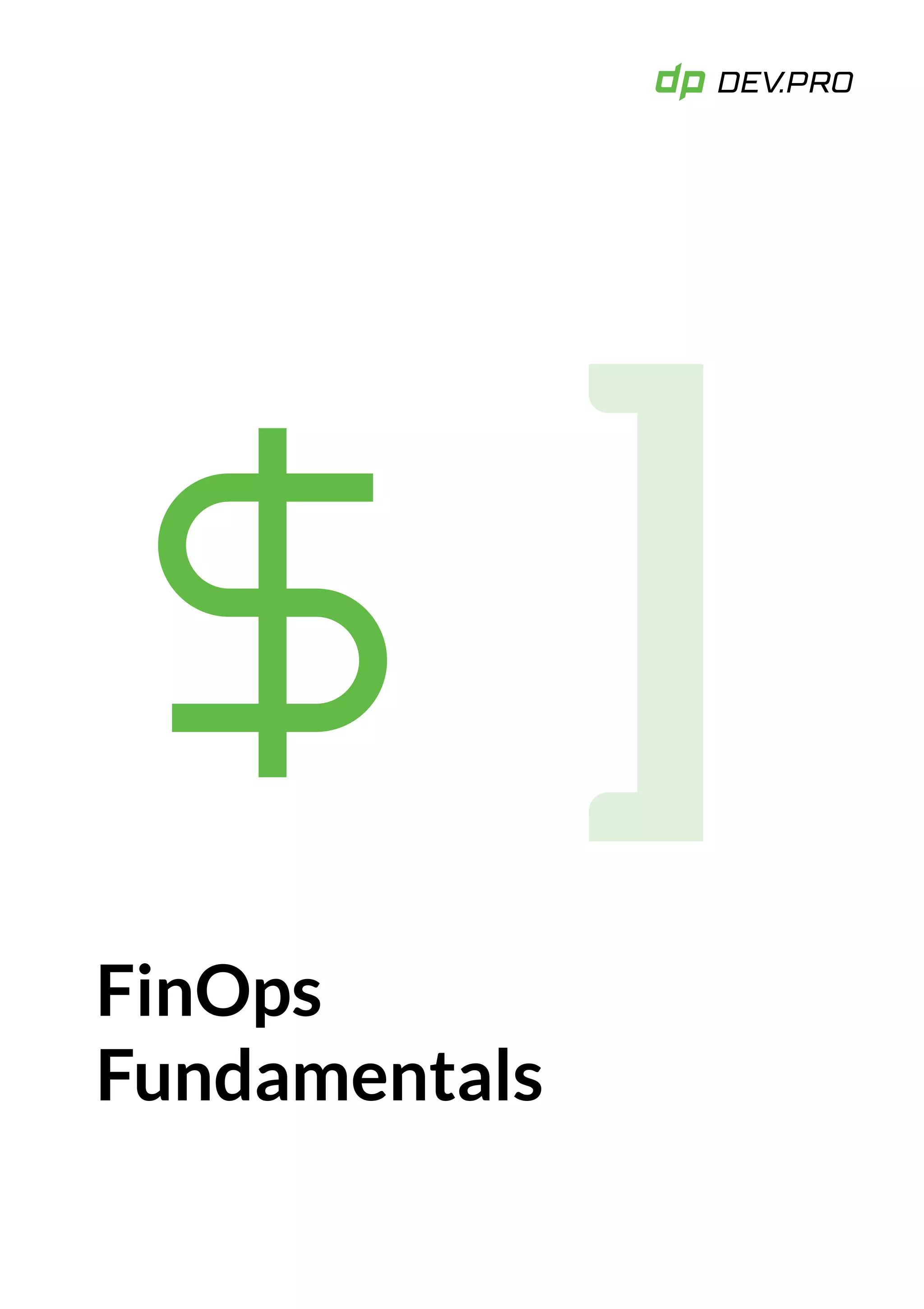FinOps 
Fundamentals
 