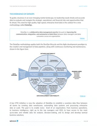 Whitepaper / The Center of Excellence for DataOps (2026) | PDF
