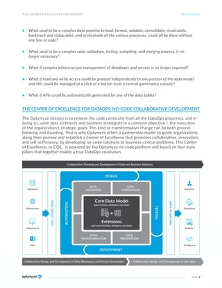 Whitepaper / The Center of Excellence for DataOps (2026) | PDF