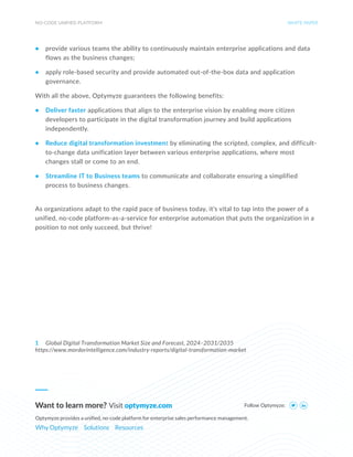 Whitepaper / No Code Enterprise Automation (2026) | PDF