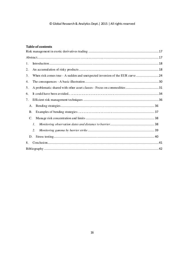 Examples of derivative trades picture
