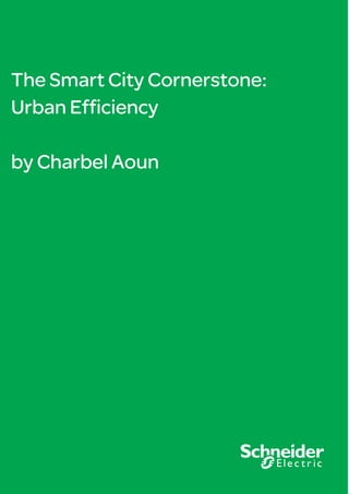 The Smart City Cornerstone:
Urban Efficiency
by Charbel Aoun
 