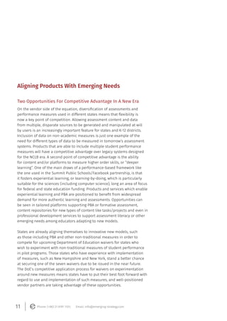 Essa Assessment.pdf Trends and Opportunities in K-12 Assessment: The New Era of ESSA | PDF