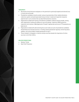 Forcepoint Whitepaper 2016 Security Predictions
