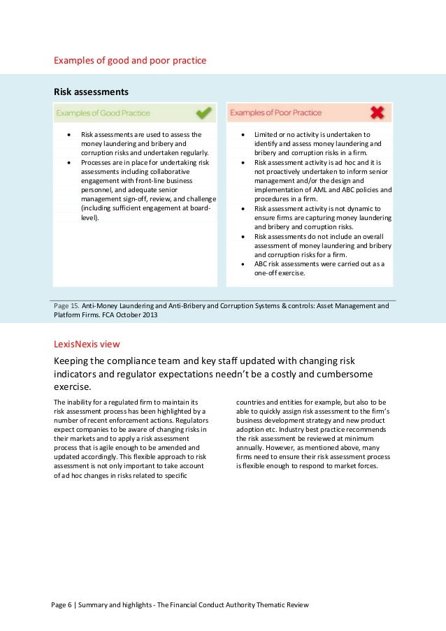 Anti Money Laundering And Anti Bribery And Corruption Systems Contr