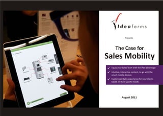 Case For Sales Mobility - an interactive thought paper 