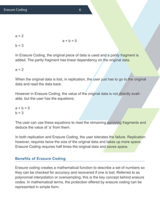 Storage Erasure Code Erasure Coding: Revolutionizing Data Durability and Storage Efficiency ...