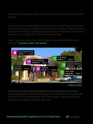 Implementing Mobile Application on your retail Store | PDF
