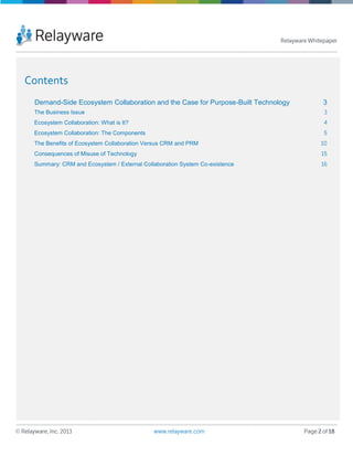 Channel Ecosystem Collaboration and the Case for Purpose-Built ...