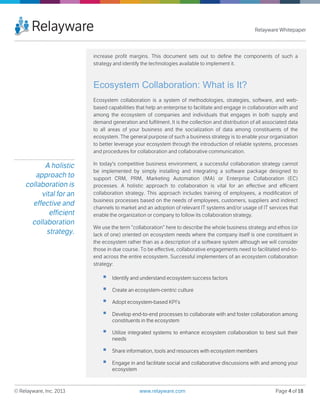 Channel Ecosystem Collaboration and the Case for Purpose-Built ...