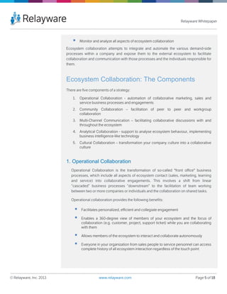 Channel Ecosystem Collaboration and the Case for Purpose-Built ...