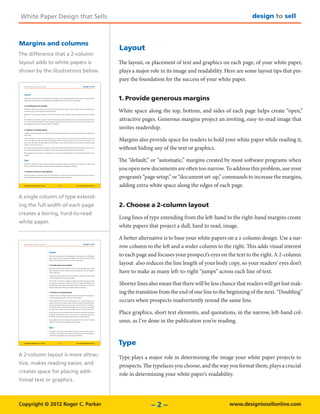 White Paper Design Tips that Sell | PDF
