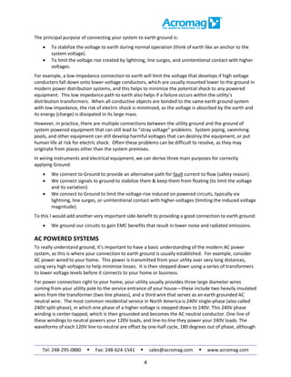 Electrical Grounding Practices- Part 1 of 3 | PDF