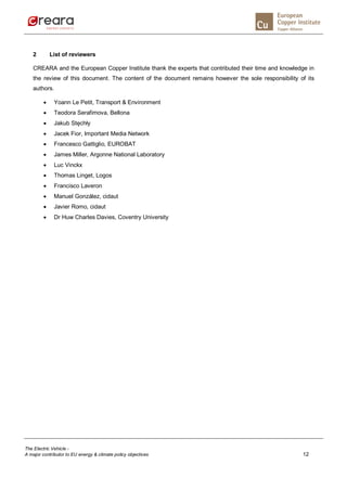 Electric Vehicles - State of play and policy framework | PDF