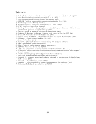 Ê       Ö Ò
 ×


 ½º     Ù ÓØ¸ Äº Ë 
ÙÖ ØÝ ××Ù × Ö Ð Ø ØÓ Ô ÒØ ÙÑ ×Ý×Ø Ñ Ñ Ò Ñ ÒØ ÑÓ ¸ ÒË 
Ï ×Ø ´¾¼¼ µ
 ¾º   ÁÒØ Ð ÜØ Ò× Ð ÖÑÛ Ö ÒØ Ö 
 ×Ô 
 
 Ø ÓÒ× Ú½º½¼ ´¾¼¼¿µ
 ¿º   ÁÒØ Ð ÍÒ         ÜØ Ò× Ð ÖÑÛ Ö ÒØ Ö 
 ×Ô 
 
 Ø ÓÒ× ´¾¼¼ µ
  º   È Á¹ËÁ È Ö Ô Ö Ð 
ÓÑÔÓÒ ÒØ ÒØ Ö
ÓÒÒ 
Ø ×Ô 
 
 Ø ÓÒ× Ð ¿ Ú¼º¾º ´¾¼¼ µ
  º     ÓÖ ÓÓØ ´ ÓÖ ÓÓØ ¹ ÓÖÑ ÖÐÝ Ð ÒÙÜ Ó×µ
  º     ÓÖ ÓÓØ ´Ë        Ó× ¹ ÓÔ Ò ×ÓÙÖ
 ÑÔÐ Ñ ÒØ Ø ÓÒ Ó ½ Ø Ü          Ó×µ
  º    È      ´ ÔÜ ¹ ÓÔ Ò ×ÓÙÖ
 ÓÓØ ÖÑÛ Ö µ
  º   ÆÓÖØ ÖÓÔ¹ ÖÙÑÑ Ò¹ ÓÖÔ Ç

ÙÔÝ Ò Ø Ò ÓÖÑ Ø ÓÒ                  ÖÓÙÒ      Ò × 
 Ô Ð Ø × ÓÖ 
ÓÑ¹
      ÔÙØ Ö Ò ØÛÓÖ ÓÔ Ö Ø ÓÒ× Ò 
Ý Ö ×Ô ÓÒ            ´¾¼½¾µ
  º   Ë 
Ó¸ º¸ ÇÖØ ¸ º È Ö× ×Ø ÒØ Ó× Ò 
Ø ÓÒ¸ ÒË 
Ï ×Ø ´¾¼¼ µ
½¼º   À ×Ñ Ò¸ Âº ÖÑÛ Ö ÖÓÓØ Ø× Ò Ø Ø Ö Ø ØÓ Ø                ÒØ ÖÔÖ × ¸ Ð 
 Ø ÍË ´¾¼¼ µ
½½º   ËÓ Ö¸ º¸ È ÖÑ ¸ Êº ÓÓØÖÓÓØ¸ Ð 
 Ø ÍË ´¾¼¼ µ
½¾º   ÃÙÑ Ö¸ ÃÙÑ Ö ÓÓØ Ø ¾º¼ ØØ 
 Ò Û Ò ÓÛ× Ú ÓÓØ × 
ØÓÖ×¸ À 
 ÒÌ ÓÜ ´¾¼½¼µ
½¿º   ÃÐ ××Ò Ö¸ Èº ËØÓÒ        ÓÓØ Ø¸ Ð 
 Ø ÍË ´¾¼¼ µ
½ º      Ò ¸ Èº ÃÓÒ¹ ÓÓØ ´¾¼¼ µ
½ º   ÊÓÙÜ¸ ÈºÄº ´ÌÖÙ 
ÖÝÔØ ¹ Ö ÓÔ Ò¹×ÓÙÖ
 ÓÒ¹Ø ¹ Ý × Ò
ÖÝÔØ ÓÒ ×Ó ØÛ Ö µ
½ º   È     ´     Ö ×× ×Ô 
 Ð ÝÓÙØ Ö Ò ÓÑ Þ Ø ÓÒµ
½ º   Á Å ´ ÓÒÒ 
ØÓÖ Ù× × ´ Ò Ù×ØÖÝ ×Ø Ò Ö Ö
 Ø 
ØÙÖ µµ
½ º   È Á¹ËÁ È
 ÜÔØÖ ×× × Ö¿º¼ Ú½º¼ ´¾¼½¼µ
½ º     Å ´Á»Ó Ú ÖØÙ Ð Þ Ø ÓÒ Ø 
 ÒÓÐÓ Ý ´ ÓÑÑÙµ ×Ô 
 
 Ø ÓÒ Ö Ú × ÓÒ ½º¾ µ
¾¼º     Ë ÑÓÒ¹ Ó ÐÓ Ó¹ ¼Ò Ò ¼Ò ËÝ×Ø Ñ Ñ Ò Ñ ÒØ ÑÓ                    
 Ù× Ò ×ÑÑ ÓÖ ÓØ Ö ÔÙÖÔÓ× × º
      ´È Ö 
 Ñ Þ Ò µ
¾½º   ÌÖÙ×Ø ¹ ÓÑÔÙØ Ò ¹ ÖÓÙÔ ´ÌÖÙ×Ø ÔÐ Ø ÓÖÑ ÑÓ ÙÐ ×Ô 
 
 Ø ÓÒ×µ
¾¾º   ÁÒØ Ð ´Ì ÔÖ ÓÓØ Ü 
ÙØ ÓÒ ÒÚ ÖÓÒÑ ÒØ ×Ô 
 
 Ø ÓÒ Ú¾º½µ
¾¿º     ÖÓ×× Ö ¸ Âº     ÝÔ ×× Ò ÔÖ ÓÓØ ÙØ ÒØ 
 Ø ÓÒ Ô ××ÛÓÖ × Ý Ò×ØÖÙÑ ÒØ Ò Ø          Ó× Ý Ó Ö
       Ù Ö¸       
ÓÒ ´¾¼¼ µ
¾ º     ÖÓ×× Ö ¸ Âº Ó× Ò ÓÖÑ Ø ÓÒ Ð          º ´¾¼¼ µ
¾ º     ÖÓ×× Ö ¸ Âº ÖÙØ ÓÖ
 Ò ÔÖ ÓÓØ ÙØ ÒØ 
 Ø ÓÒ Ô ××ÛÓÖ ×¸ ¾ 
 
ÓÒ Ö Ò
 ´¾¼¼ µ
¾ º   ÊÙØ ÓÛ× ¸ Âº Ú Ð Ñ           Ó × Ø Ö ØÖÙ 
ÖÝÔØ ´¾¼¼ µ




                                                ½¿
 