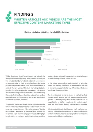 Whilst the utmost idea of great content marketing is the
ability to do better storytelling, many formats are being put
int...