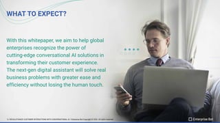 REVOLUTIONIZE CUSTOMER INTERACTIONS WITH CONVERSATIONAL AI | PDF