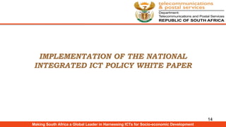 National Integrated ICT Policy White Paper: Implementation Plan | PDF