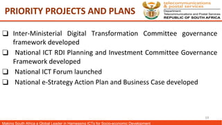 Ict Policy Development National Integrated ICT Policy White Paper: Implementation Plan | PDF
