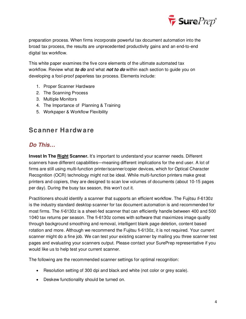 Sureprep Do s Don ts Of Digital Tax Document Automation