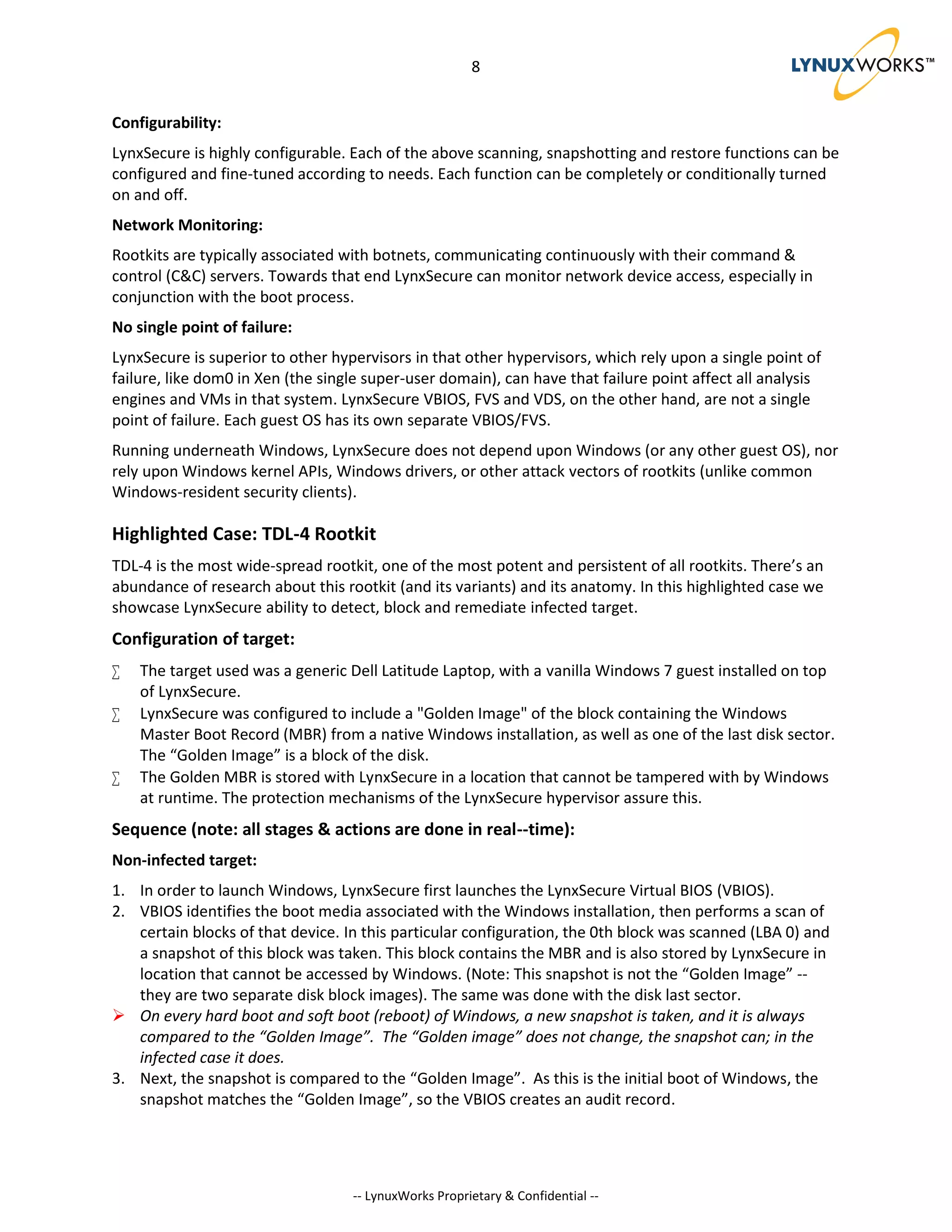 Whitepaper, lynx secure rootkit detection & protection by means of ...