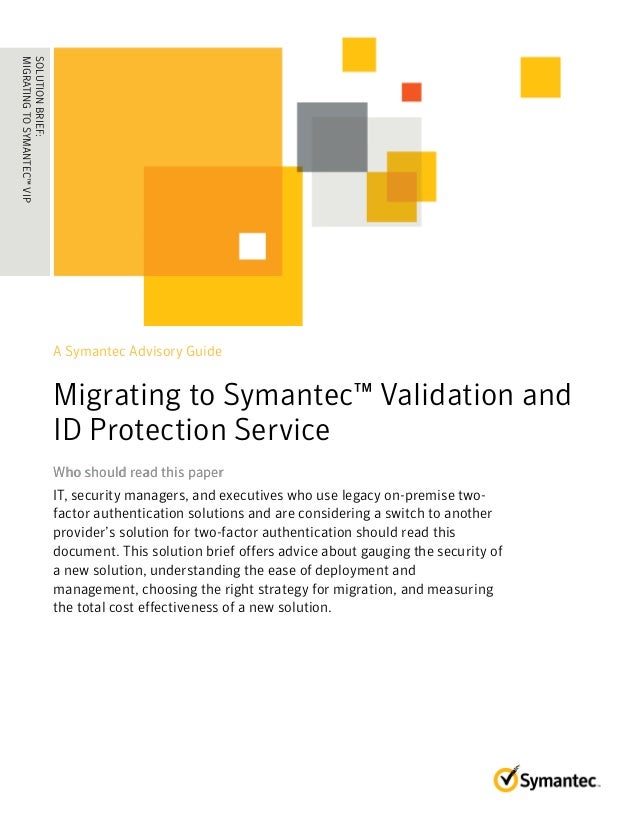 Symantec Validation And Id Protection