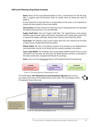 Par Level Order Guide White paper on par level planning ver 2.0 | PDF