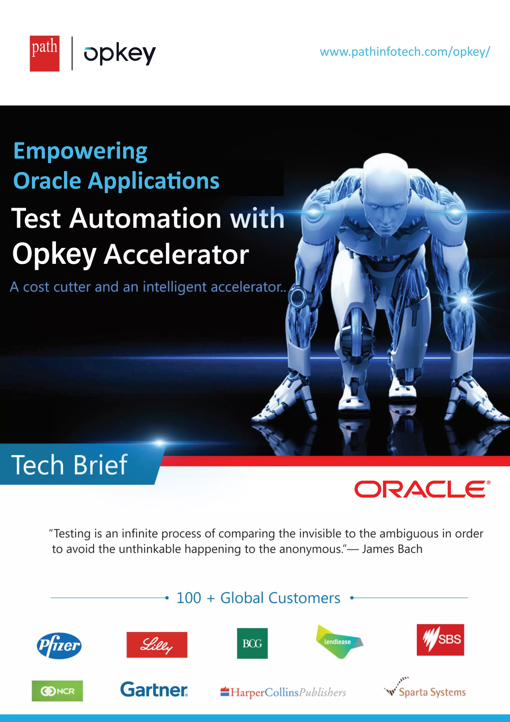 www.pathinfotech.com/opkey/
Empowering
Oracle Applica�ons

 