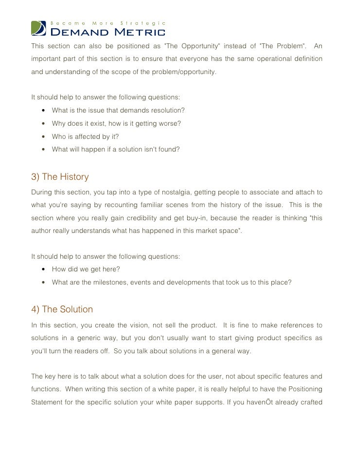 product white paper template