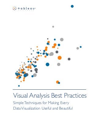 Visual Analysis Best Practices
SimpleTechniques for Making Every
DataVisualization Useful and Beautiful
 