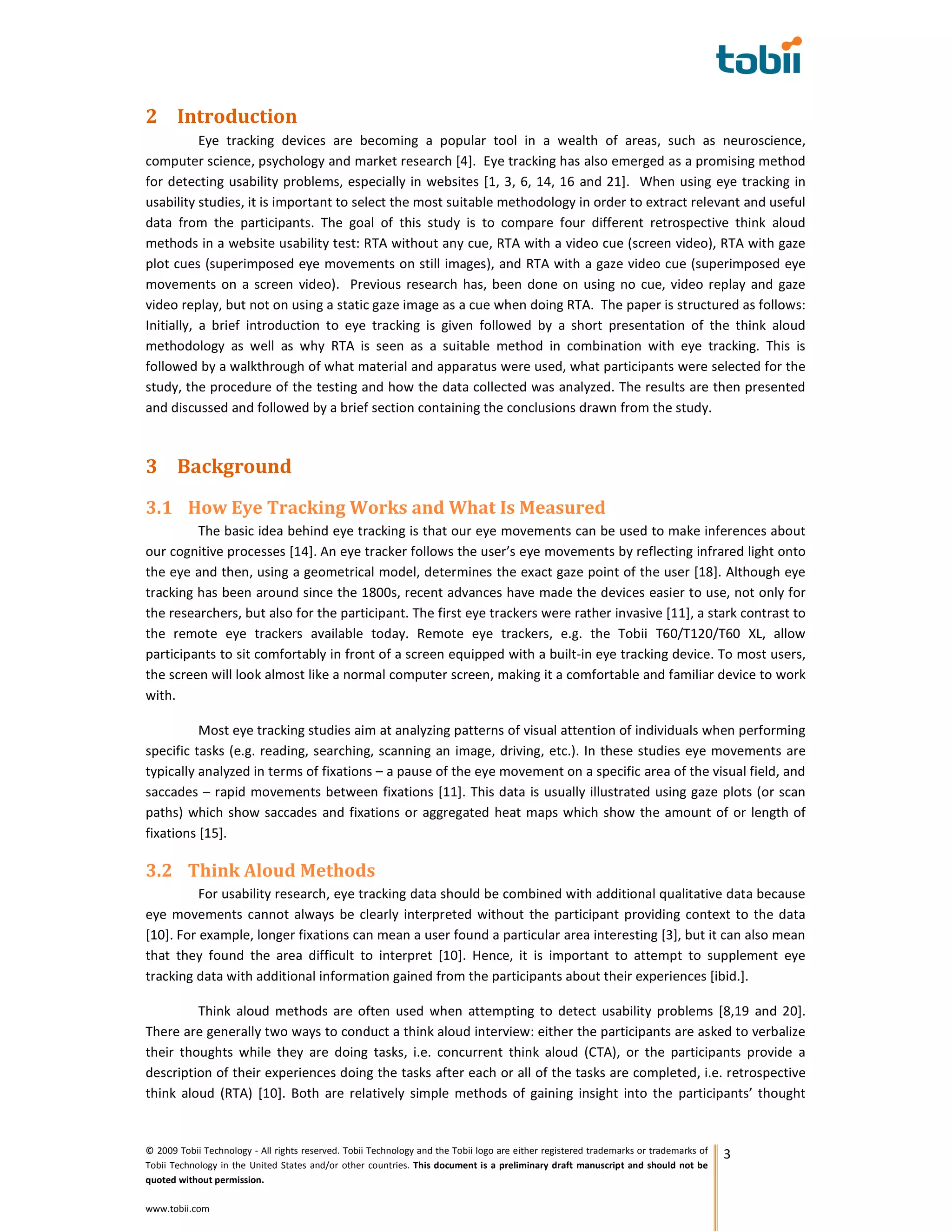 Using Retrospective Think Aloud With Eye Tracking Usability Testing | PDF