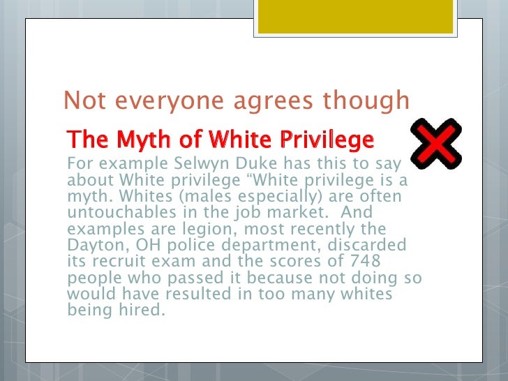 white privilege essay mcintosh Individuals, institutions, and publishers interested in copying my writing on white privilege from: peggy mcintosh white privilege and male privilege. white privilege essay mcintosh Individuals, institutions, and publishers interested in copying my writing on white privilege from: peggy mcintosh white privilege and male privilege.