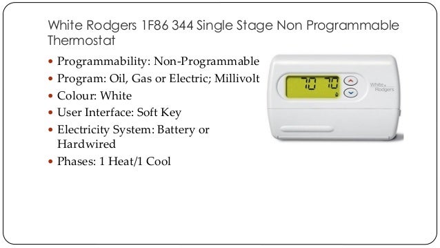 White Rodgers Thermostat