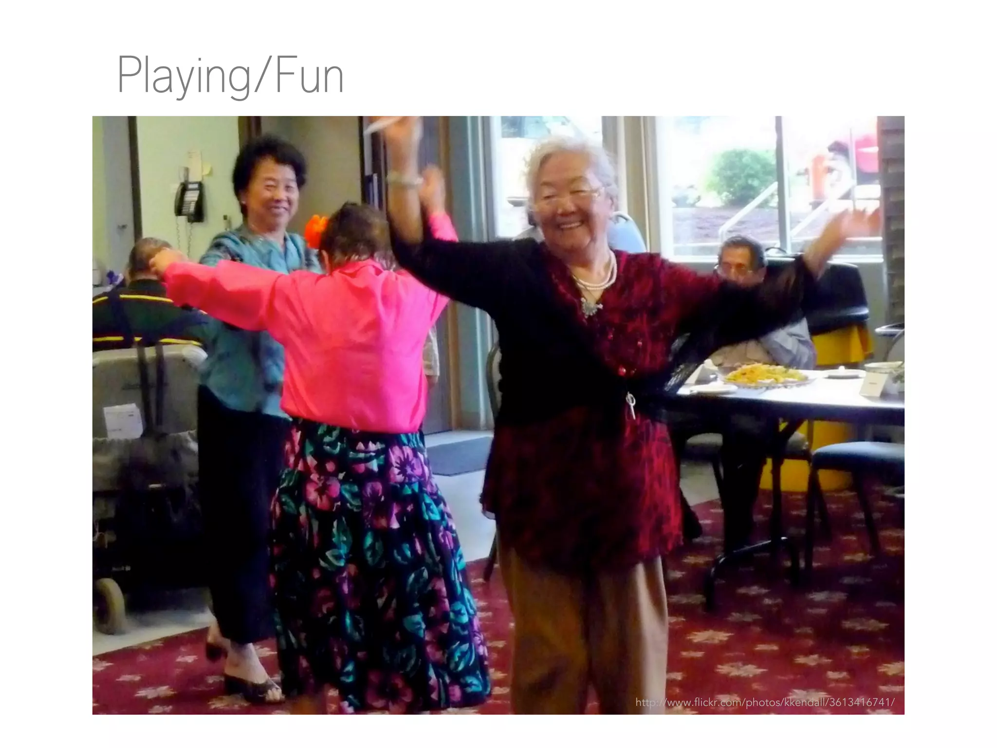 Playing/Fun

http://www.flickr.com/photos/kkendall/3613416741/

 