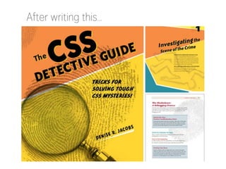 After writing this…

 