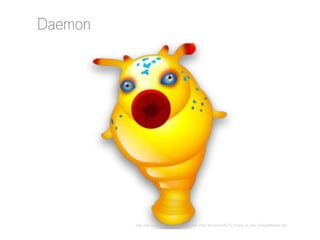 Daemon

http://en.wikipedia.org/wiki/Babel_fish_(The_Hitchhiker%27s_Guide_to_the_Galaxy)#Babel_fish

 