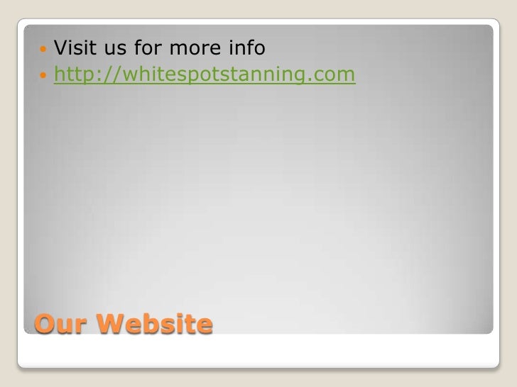 White spots on skin from Tanning?