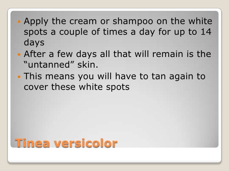 White spots on skin from Tanning?