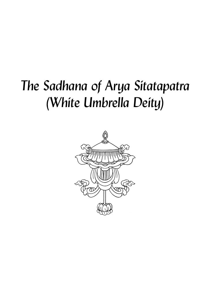 White Umbrella short and long mantra