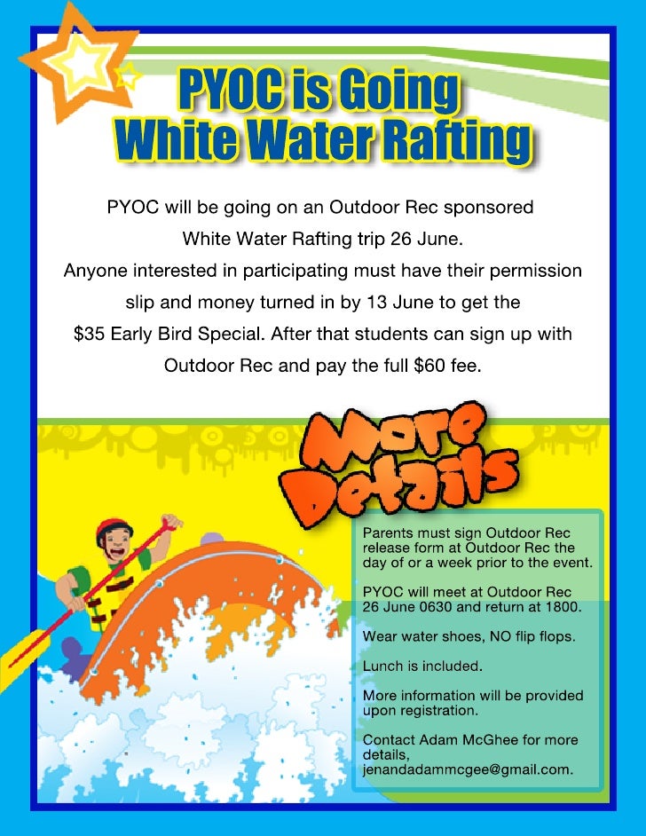 white water rafting flyer white water rafting flyers