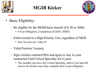 National Guard benefits-brief | PPT