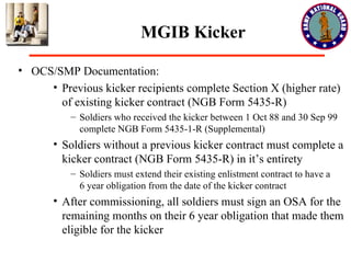 Mgib Form National Guard benefits-brief | PPT