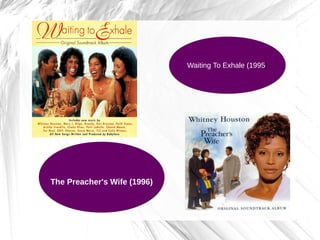 The Preacher's Wife (1996)
Waiting To Exhale (1995)
 