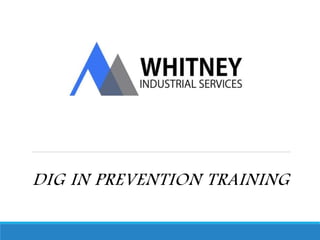DIG IN PREVENTION TRAINING
 