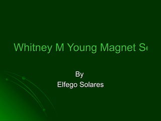 Whitney M Young Magnet School By  Elfego Solares 