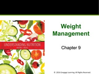 © 2016 Cengage Learning. All Rights Reserved.
Weight
Management
Chapter 9
 
