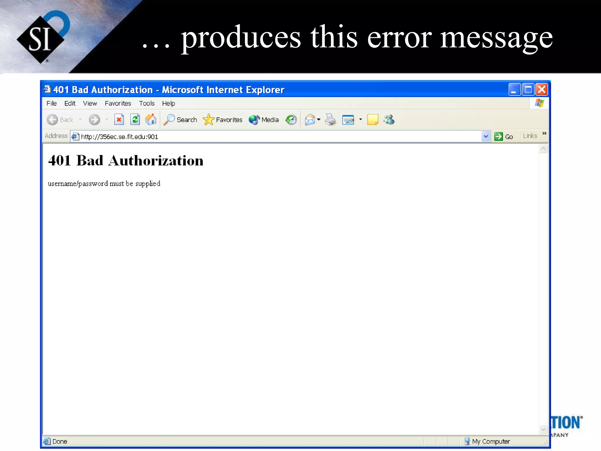 …  produces this error message 
