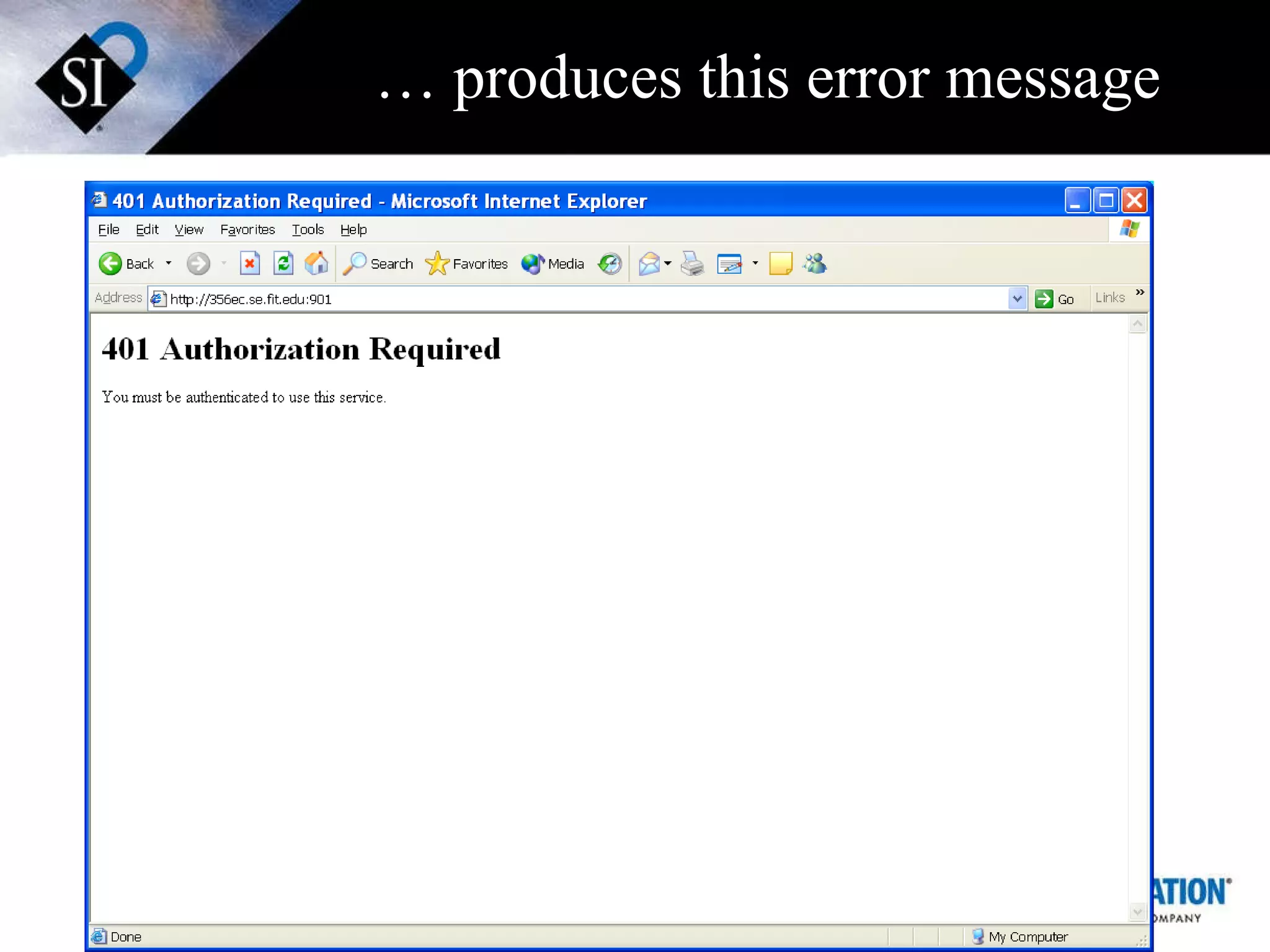 …  produces this error message 