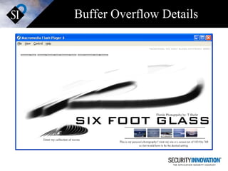 Buffer Overflow Details  